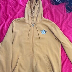 True Religion Zip-Up Hoodie with Embroidered Graphic